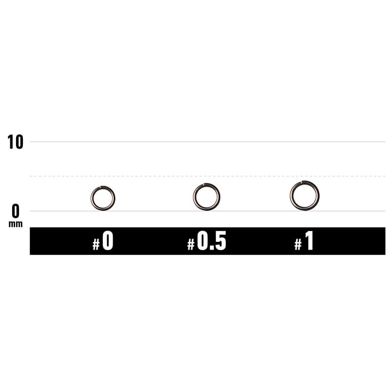 Заводные кольца Vanfook Expert Ring Glide SRG-B Stealth Black #0.5