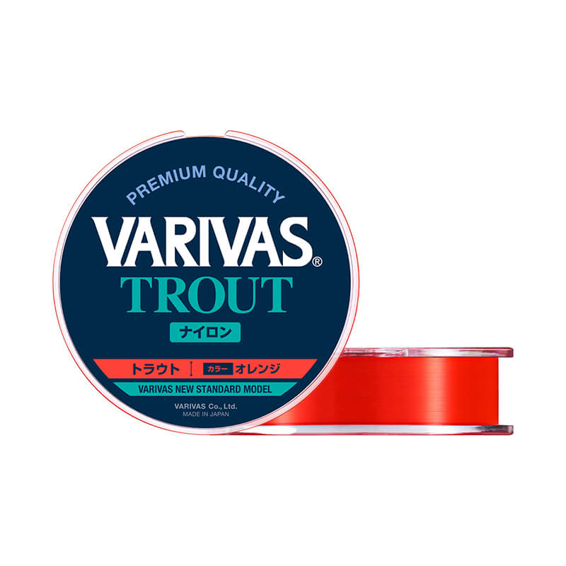 Леска Varivas Trout Nylon Orange 100m #0.8 3lb
