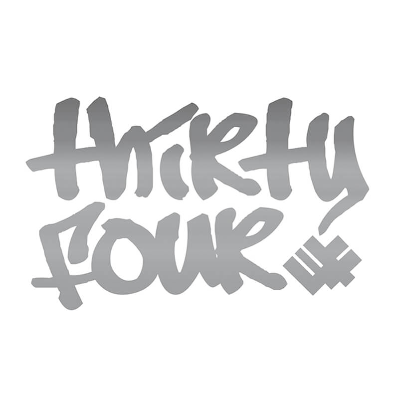 Наклейка Thirty34Four Street Arrange C Sticker Silver