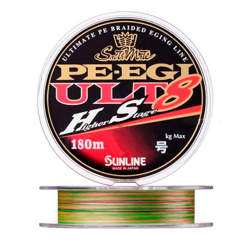 Шнур Sunline SaltiMate PE EGI ULT HS8 HG 180m #0.6