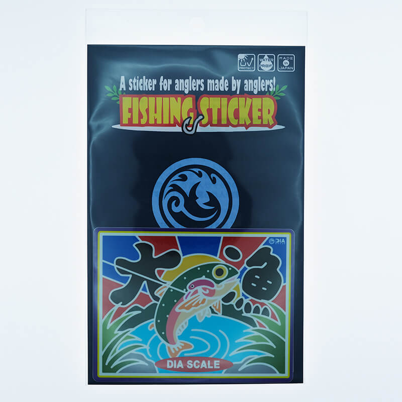 Наклейка Dia Scale Trout Sticker #Crank