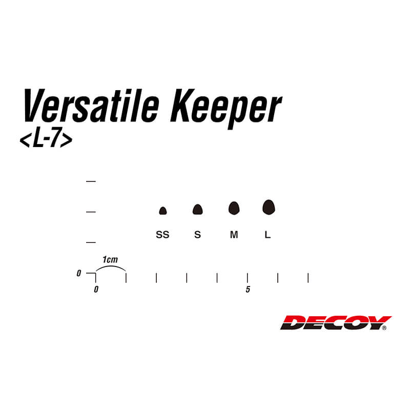 Стопор Decoy L-7 Versatile Keeper #SS (20шт.)