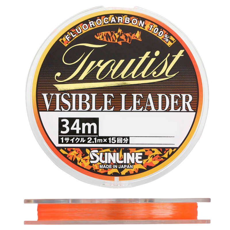 Флюорокарбон Sunline Troutist Visible Leader 34m #1 4lb