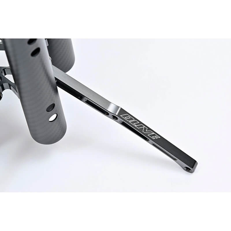 Стойка для удилищ Dlive Rod Stand Force Carbon 4 Rods Silicone Cap Version #Gunmetal
