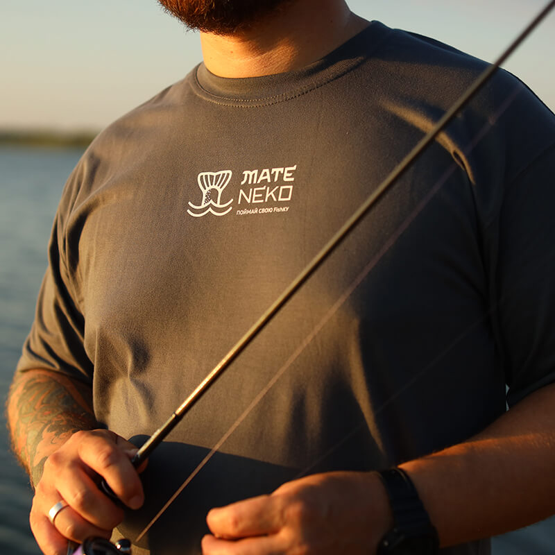 Фирменная футболка Mateneko XXL #Graphite