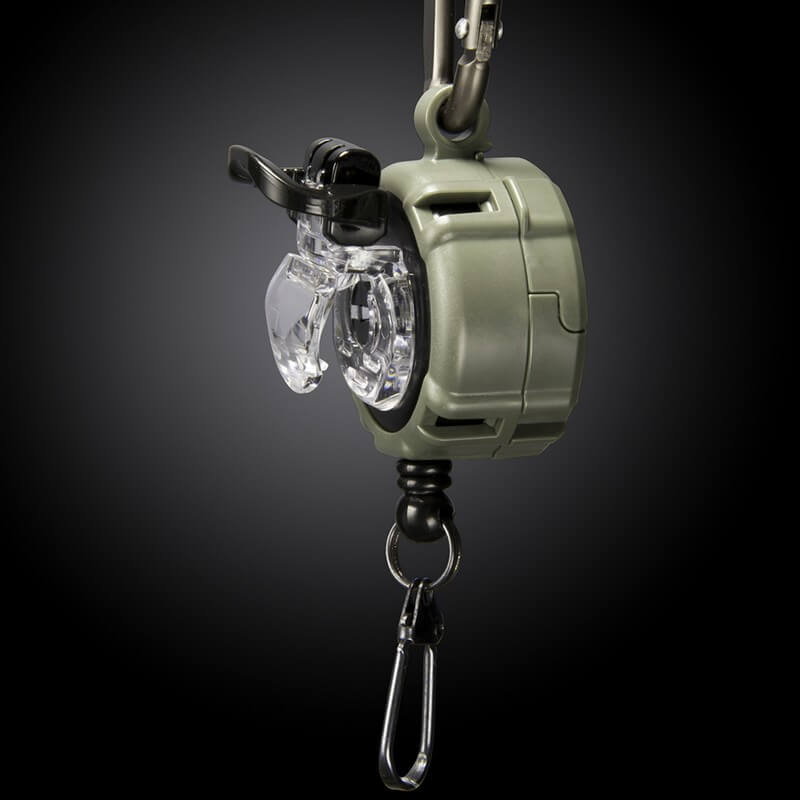 Ретривер DaiichiSeiko Clip On Reel + Micro Case Foliage Green