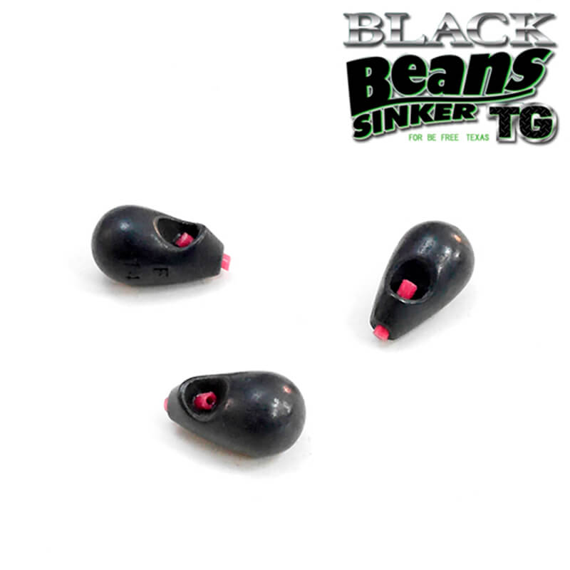 Груз вольфрамовый Junglegym Black Beans Sinker Tungsten 7g. (3шт.)