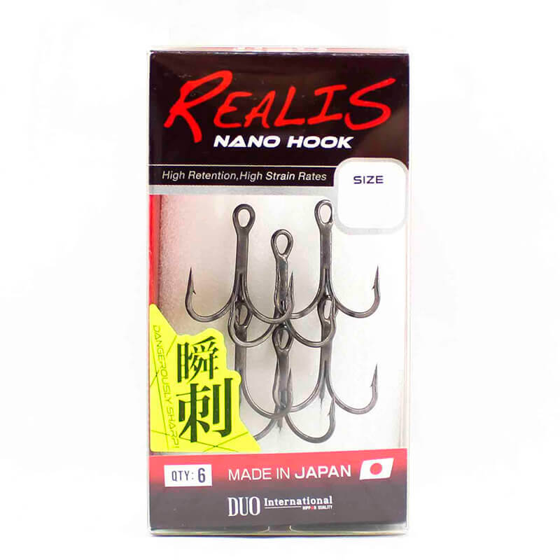 Крючки тройные DUO Realis Nano Hook #6