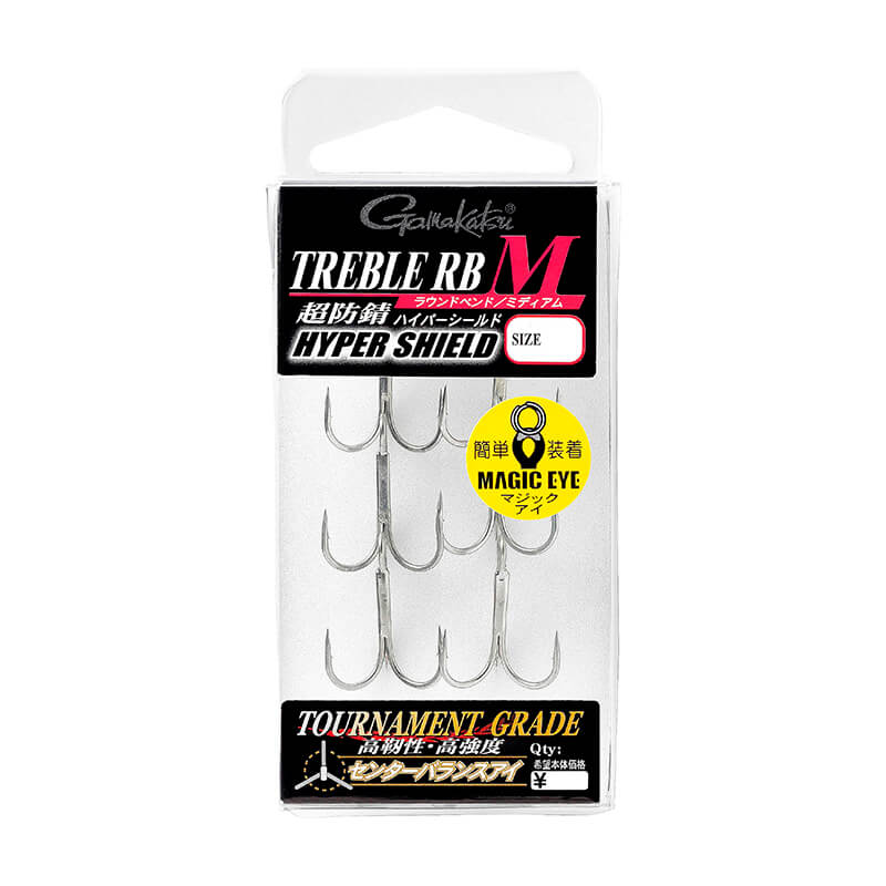 Крючки тройные Gamakatsu Treble RB M Hyper Shield #12 (6шт)