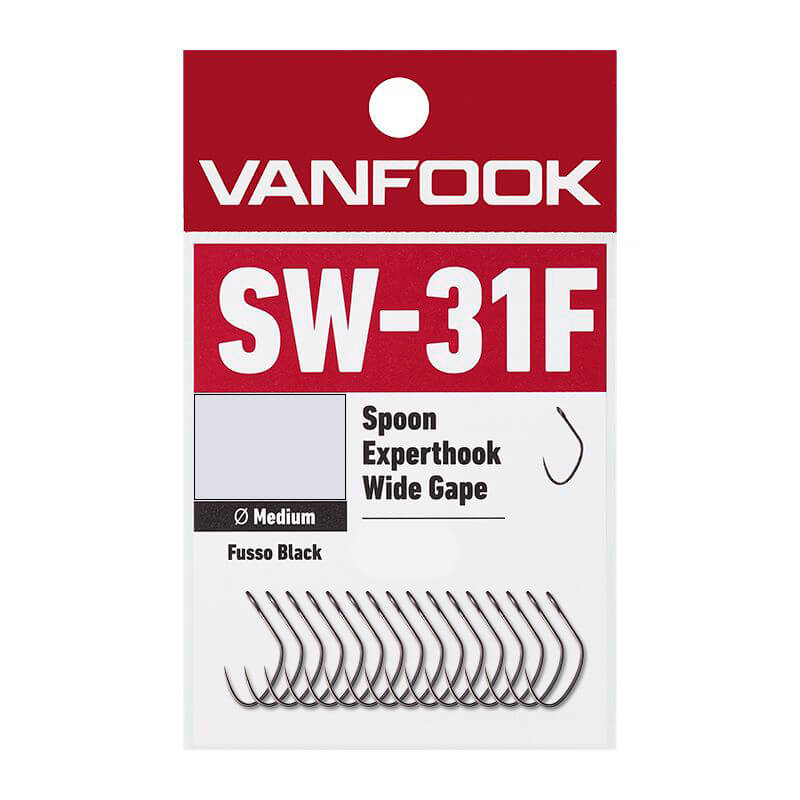 Крючки Vanfook SW-31F Fusso Black #6 (16 шт.)