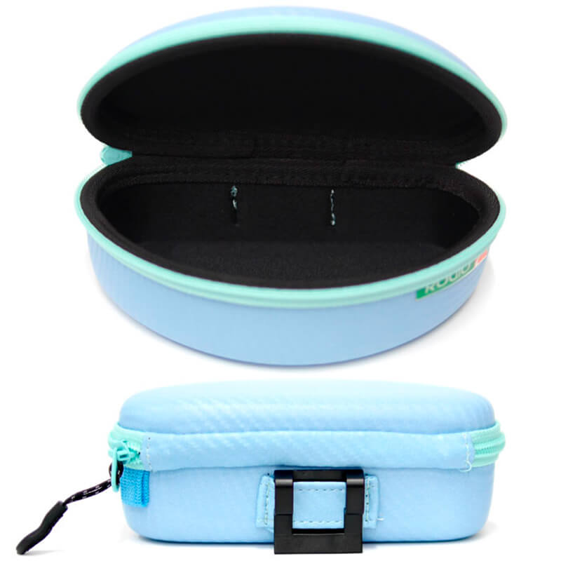 Чехол для очков Rodio Craft Glass Case #Black/RC Turquoiz Logo