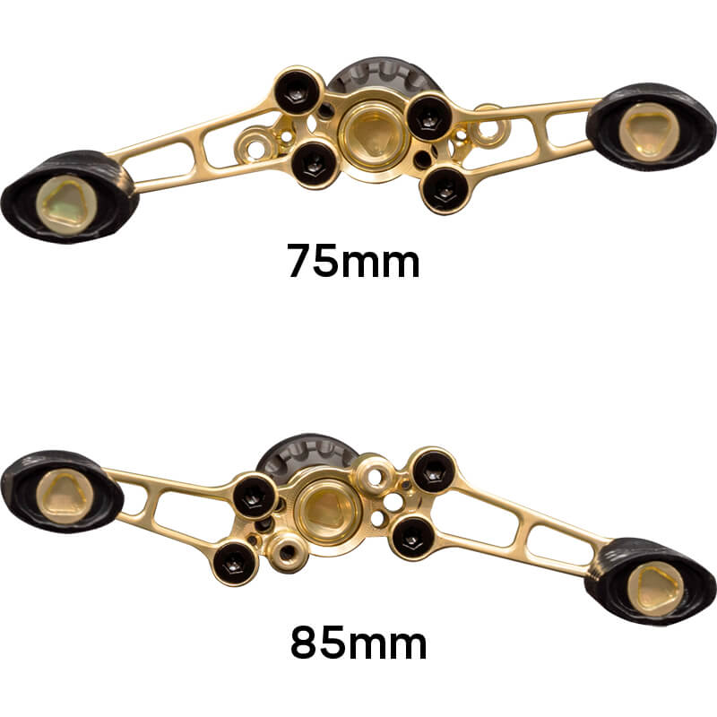 Ручка Thirty34Four Zerogra Multi Double handle & Balancer Shimano #Champagne Gold