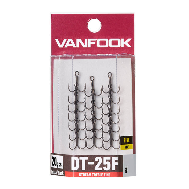 Крючки тройные Vanfook DT-25F Fusso Black #12 (20шт)