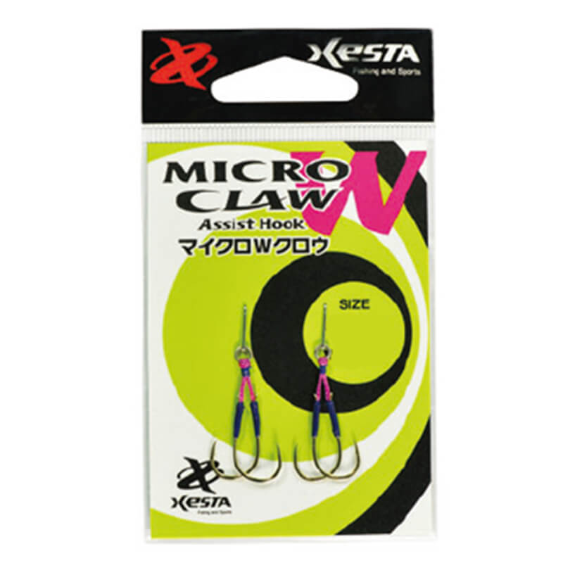 Крючки ассисты Xesta Assist Hook Micro W Claw #SS (2шт.)