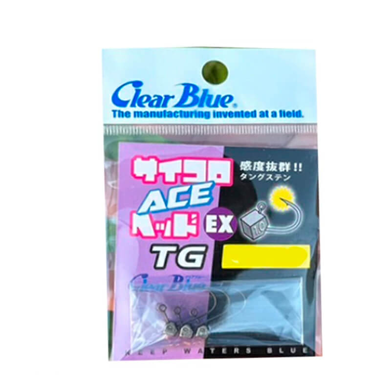 Джиг-головка вольфрамовая Clear Blue Dice Head Ace EX TG 2.5g (3шт.)