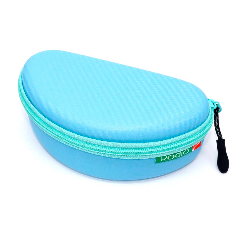 Чехол для очков Rodio Craft Glass Case #Ice Blue/RC Black Logo