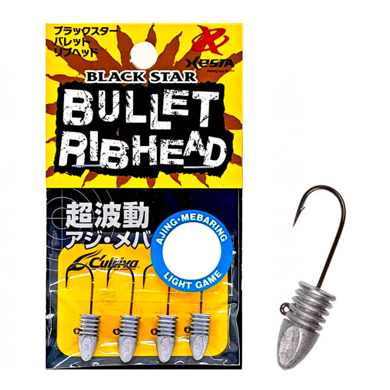 Джиг-головка Xesta Bullet Rib Head #8 1,5гр. (4шт.)