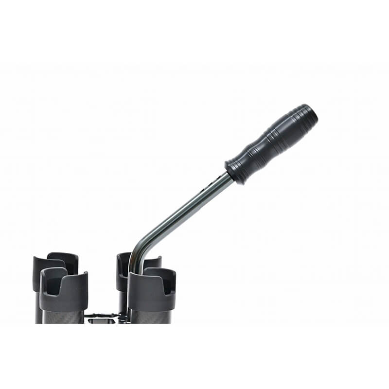 Стойка для удилищ Dlive Rod Stand Force Carbon 4 Rods Silicone Cap Version #Gunmetal