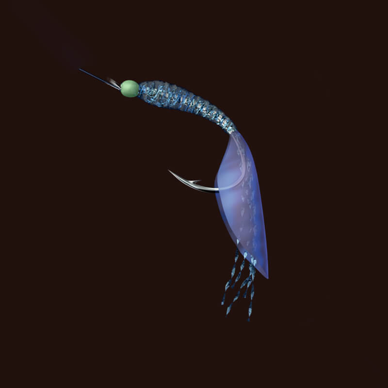 Сабики Hayabusa EX012 #5 Chika Rainbow Smelt UV Skin