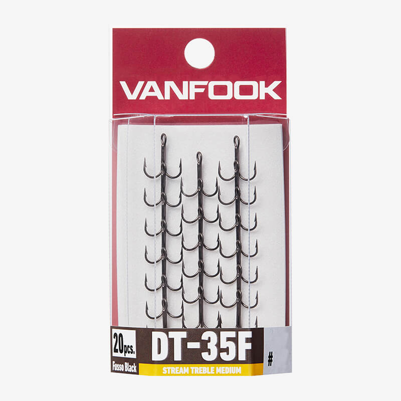 Крючки тройные Vanfook DT-35F Fusso Black #10 (20шт)