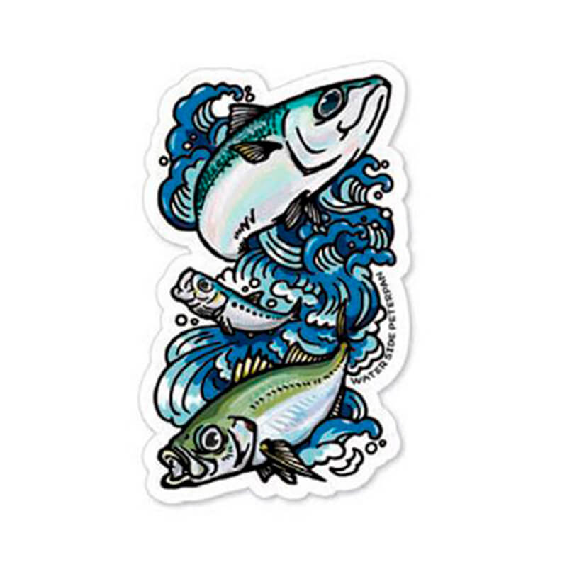 Наклейка Waterside Peterpan Original Sticker L #Sabiki Gosanke