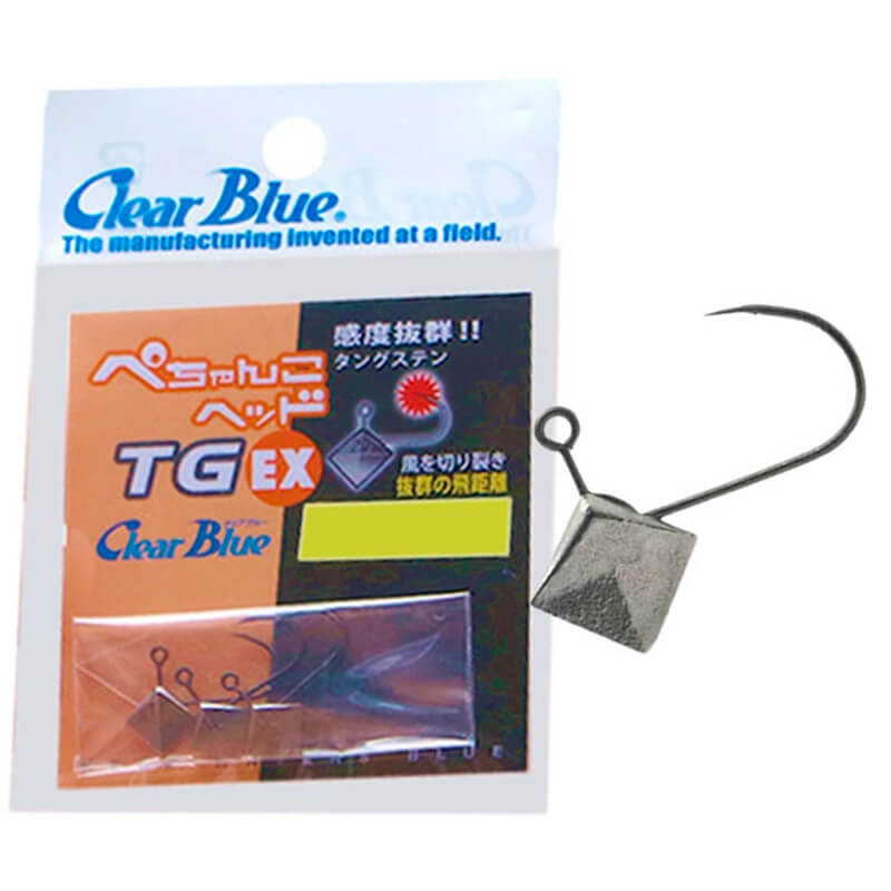 Джиг-головка вольфрамовая Clear Blue Flat Head TG EX 2g (3шт.)