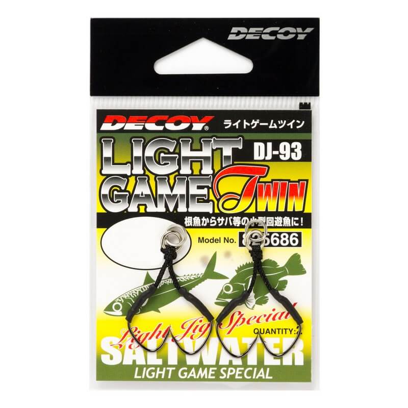 Крючки ассисты Decoy Light Game Twin DJ-93 #4 (2шт.)