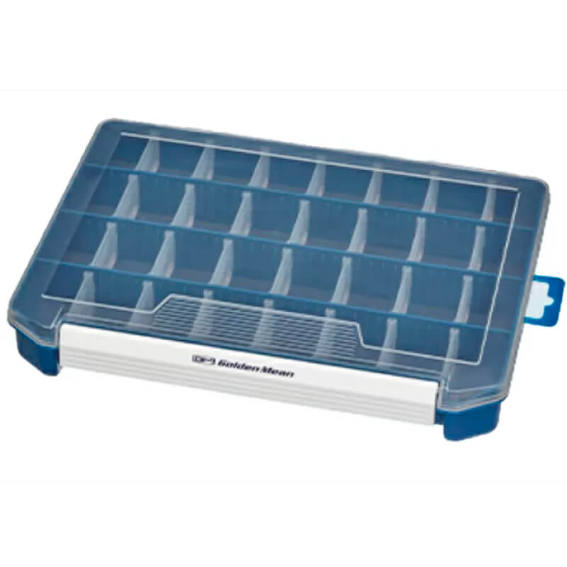 Коробка Golden Mean GM Multi-Sinker Case #Lid Clear/Bottom Navy