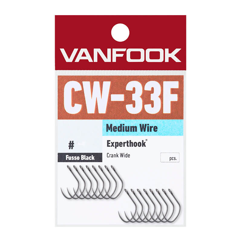 Крючки Vanfook CW-33F Fusso Black #6 (50 шт.)