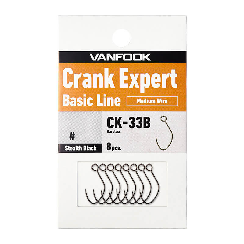 Крючки Vanfook CK-33B Stealth Black #6 (8 шт.)