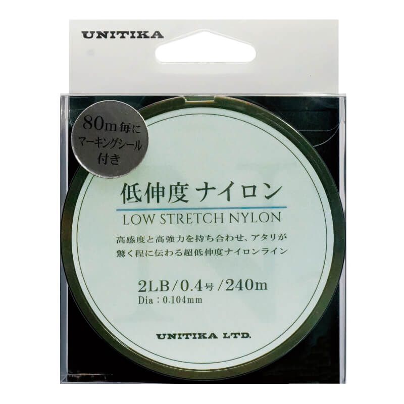 Леска Unitika Low Stretch Nylon 240m #0.4 2lb
