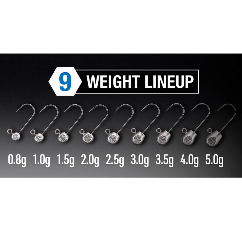 Джиг-головка вольфрамовая Jackall LG Head Type TG #6 0.8g (3шт.)
