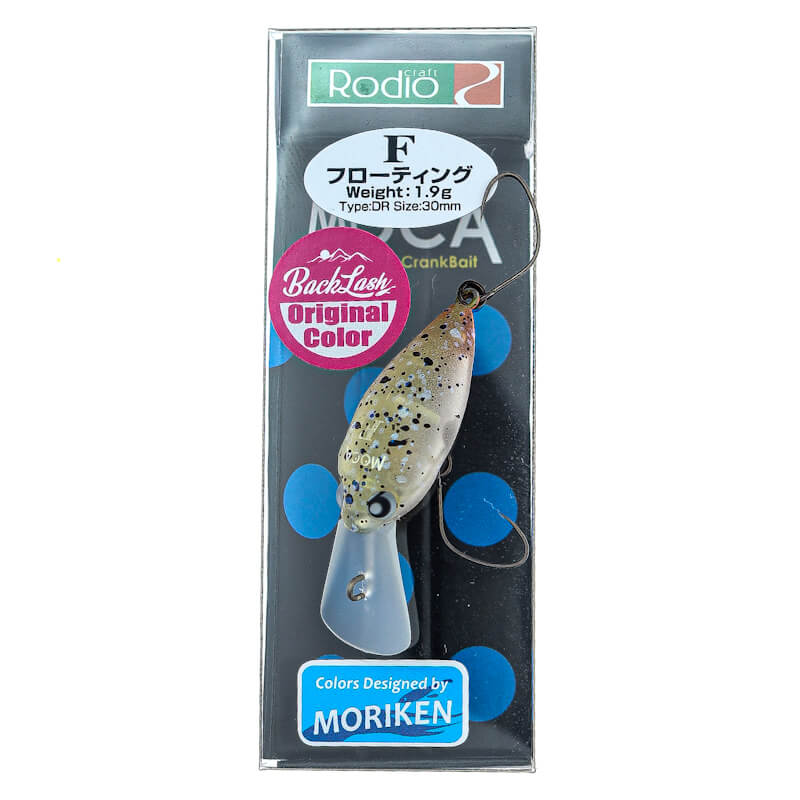 Воблер Rodio Craft Moca 2 Hooks DR F #1160 Back Lash Moriken