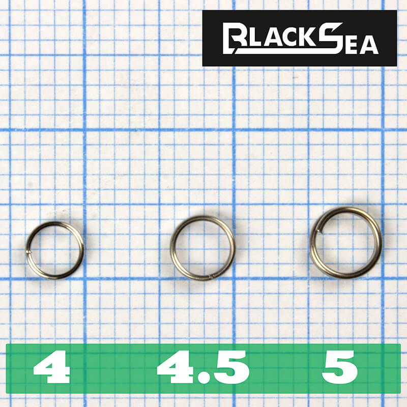 Заводные кольца BS Baits Split Ring Silver #4.5 (20шт.)