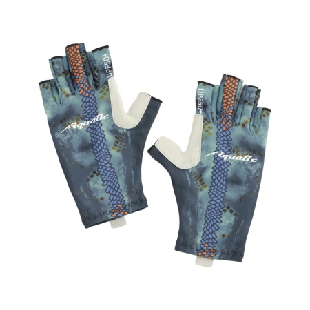 Перчатки Aquatic UPF50+ (Pike Camo Blue S/M)