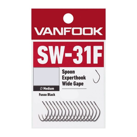 Крючки Vanfook SW-31F Fusso Black #6 (50 шт.)