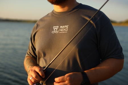 Фирменная футболка Mateneko M #Graphite