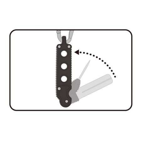 Точилка для крючков + шило DaiichiSeiko MC Omatsuri Sharpener Black