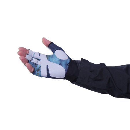 Перчатки Aquatic UPF50+ (Pike Camo Blue L/XL)