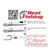 Крючки ассисты Best Fishing "крючок-трейлер" Support Hook Onizume UV #10 (4шт.)